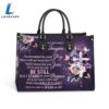 Faith Surrounded By Your Glory Leather Bag Christ Gifts Leather Bags