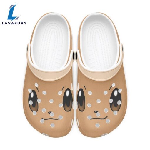 Footwearmerch Eevee Pokemon Custom Clogs For Man And Women