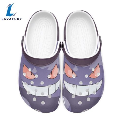Footwearmerch Gengar Pokemon Custom Clogs For Man And Women