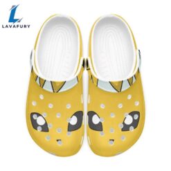 Footwearmerch Jolteon Pokemon Custom Clogs For Man And Women