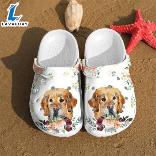 Footwearmerch Labrador retriever shoes Crocs Crocband Clogs Shoes For Men Women For Man And Women