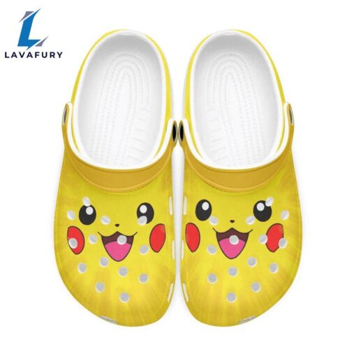 Footwearmerch Pikachu Pokemon Custom Clogs For Man And Women