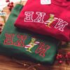 Funny Grinch Logo Reverse Embroidered Sweatshirt