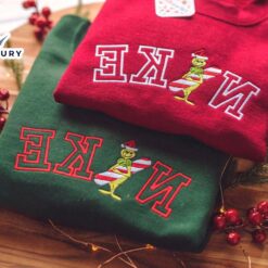 Funny Grinch Logo Reverse Embroidered…