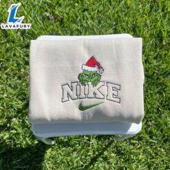 Funny The Grinch Embroidered Sweatshirt…