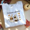Ghost Gals Embroidered Sweatshirt, Cute Halloween Crewneck 3 Ghost Gals Embroidered Sweatshirt, Cute Halloween Crewneck