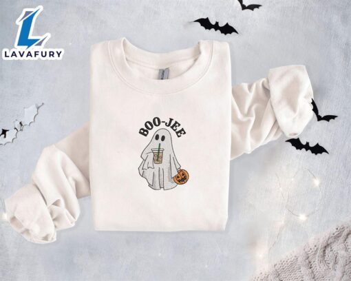 Ghost Iced Coffee Embroidered Sweatshirt For Man And Women