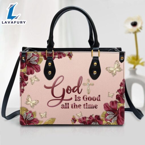 Gorgeous Christian Leather Bag God Is Good All The Time Christ Gifts Leather Bags Christian Leather Bag