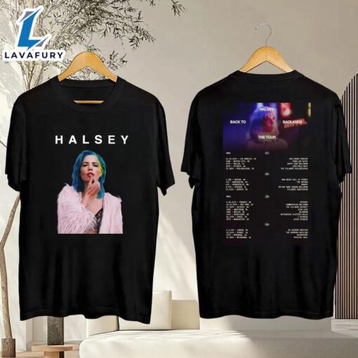 Graphic Halsey Shirt, Halsey Back To Badlands Tour 2025 Shirt