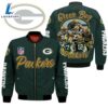 Green Bay Packers Players Nfl Bomber Jacket For Fans 2 Green Bay Packers Players Nfl Bomber Jacket