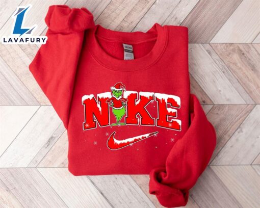 Grinch Snow Embroidered Sweatshirt  For Man And Women