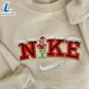 Grinch Snow Embroidered Sweatshirt Inspired Crewneck Sweatshirt