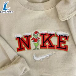 Grinch Snow Embroidered Sweatshirt Inspired…