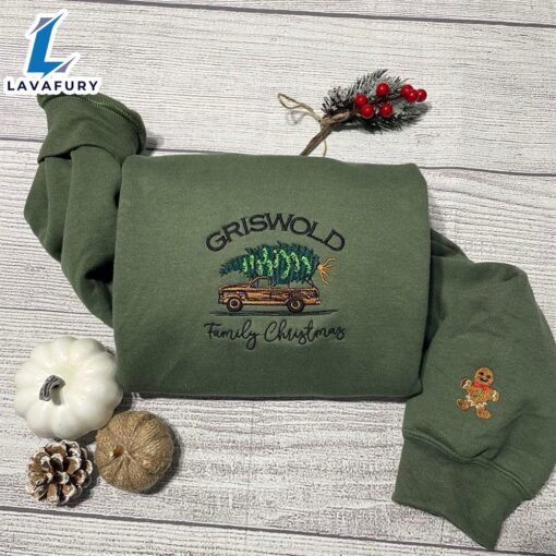 Griswold Embroidered Sweatshirt For Man And Women