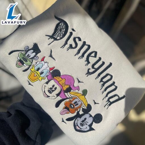 Halloween Disneyland Embroidered Shirt For Man And Women