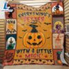 Halloween Everything's Better With A Little Magic Sherpa Blanket Halloween Halloween Gift