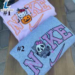 Halloween Hello Kitty Embroidered Shirt…