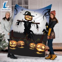 Halloween Pumpkin Gift Sherpa Blanket…