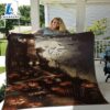 Halloween Sherpa Blanket - Throw Halloween Blankets - Halloween Throw