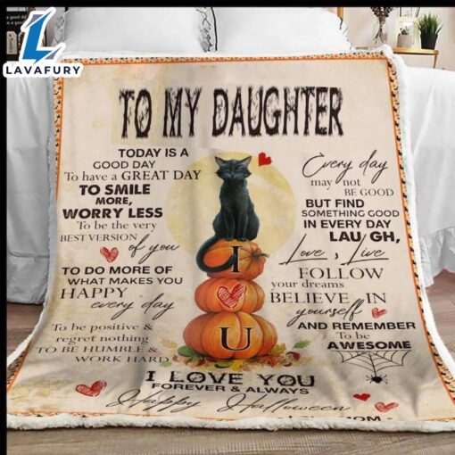 Halloween Today Is A Great Day Sherpa Blanket Halloween Adult Blanket Halloween Gift Gift Xmas