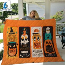 Happy Halloween Sherpa Blanket –…