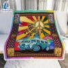 Happy Hippie Road Trip Halloween Sofa Fleece Throw Blanket Halloween Gifts