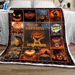 Hello Darkness Pumpkin Halloween Sofa…