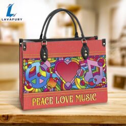 Hippie Peace Love Music Leather…