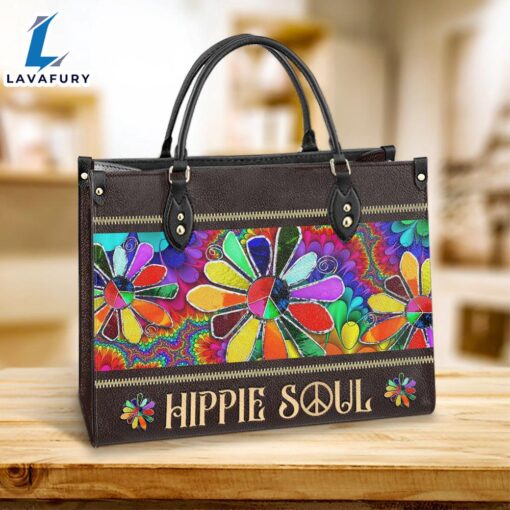 Hippie Soul 1 Leather Bag Christ Gifts Leather Bags Christian Leather Bag
