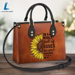 Hippie Sunflower 1 Leather Bag…