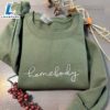 Homebody Embroidered Sweatshirt For Man And Women 3 Homebody Embroidered Sweatshirt