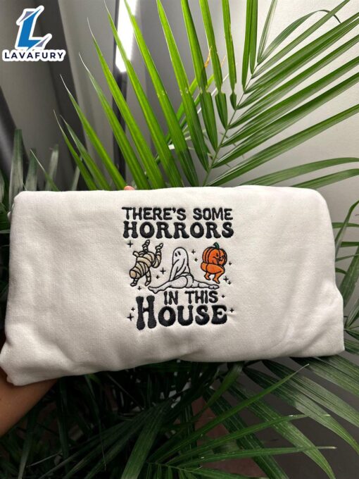 Horrors In This House Embroidered Sweatshirt For Man And Women