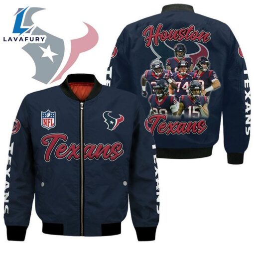 Houston Texans Players Nfl Bomber Jacket  For Fans