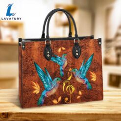 Hummingbird Music Lover Leather Bag…