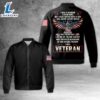 I Am A Veteran AOP Fleece Bomber Jacket