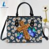 I Can Do All Things Through Christ Philippians 413 Zippered Leather Handbag Christ Gifts Leather Bags