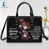 I Still Believe In Amazing Grace Leather Handbag Christ Gifts Leather Bags