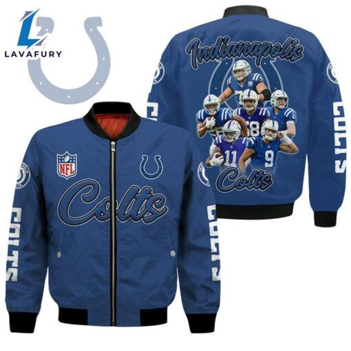 Indianapolis Colts Players Nfl Bomber Jacket  For Fans