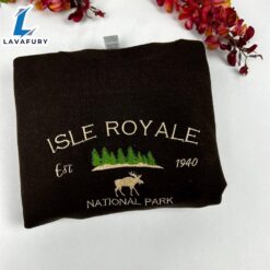 Isle Royale National Park Embroidered…
