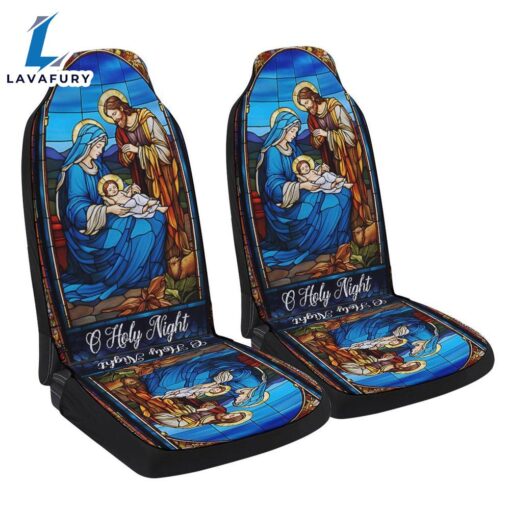 Jesus Christmas Oh Holy Night Nativity Scene Seat Cover Cars – Christian Seat Cover
