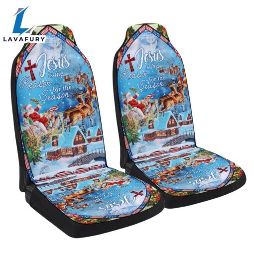 Jesus Is The Reason For The Christmas Season Seat Cover Cars – Christian Seat Cover