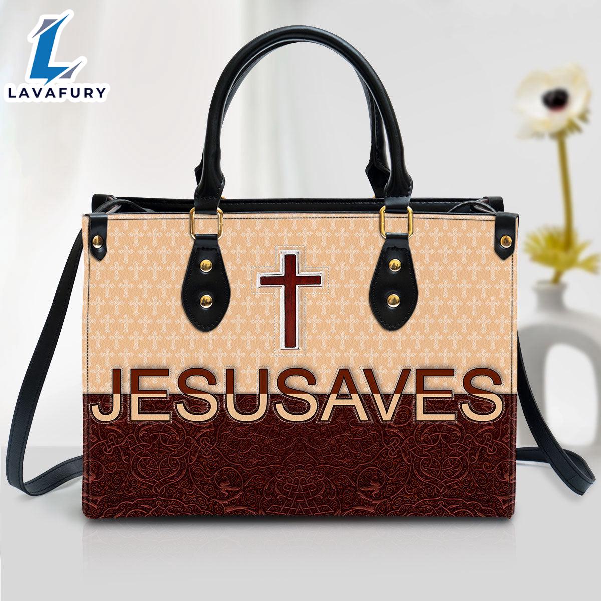 Jesusaves Cross Leather Handbag Christ Gifts Leather Bags Christian Leather Bag Jesusaves Cross Leather Handbag Christ Gifts Leather Bags Christian Leather Bag