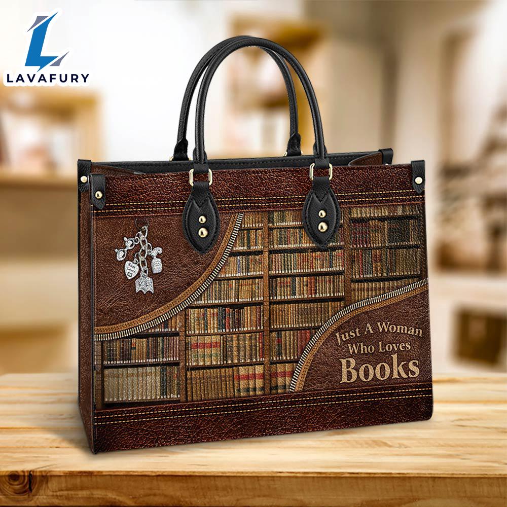 Just A Woman Who Loves Books Leather Bag Christ Gifts Leather Bags Christian Leather Bag Just A Woman Who Loves Books Leather Bag Christ Gifts Leather Bags Christian Leather Bag