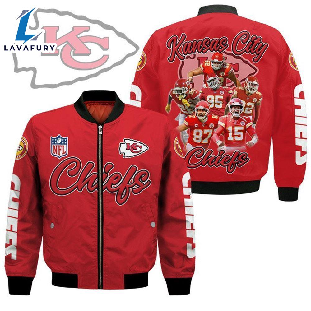 Kansas City Chiefs Players Nfl Bomber Jacket For Fans Kansas City Chiefs Players Nfl Bomber Jacket For Fans