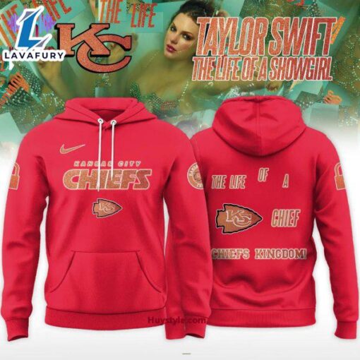 For Fans Kansas City Chiefs x Taylor Swift The Life Of A Showgirl 2025 Limited Edition Hoodie