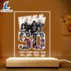 Kiss Band 50 Years Led Light With Wooden Base - Music Night Light 3 Kiss Band 50 Years Led Light With Wooden Base