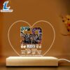 Kiss Band Led Light With Wooden Base Gift Christmas - Music Night Light 2 Kiss Band Led Light With Wooden Base Gift Christmas
