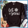 Let It Snow Sweatshirt Hallothanksmas Shirt 2 Let It Snow Sweatshirt