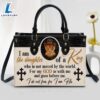 Lion Leather Handbag I Am The Daughter Of A King Who Is Not Moved By The World Leather Bag Christian Leather Bag 3 Lion Leather Handbag I Am The Daughter Of A King Who Is Not Moved By The World Leather Bag