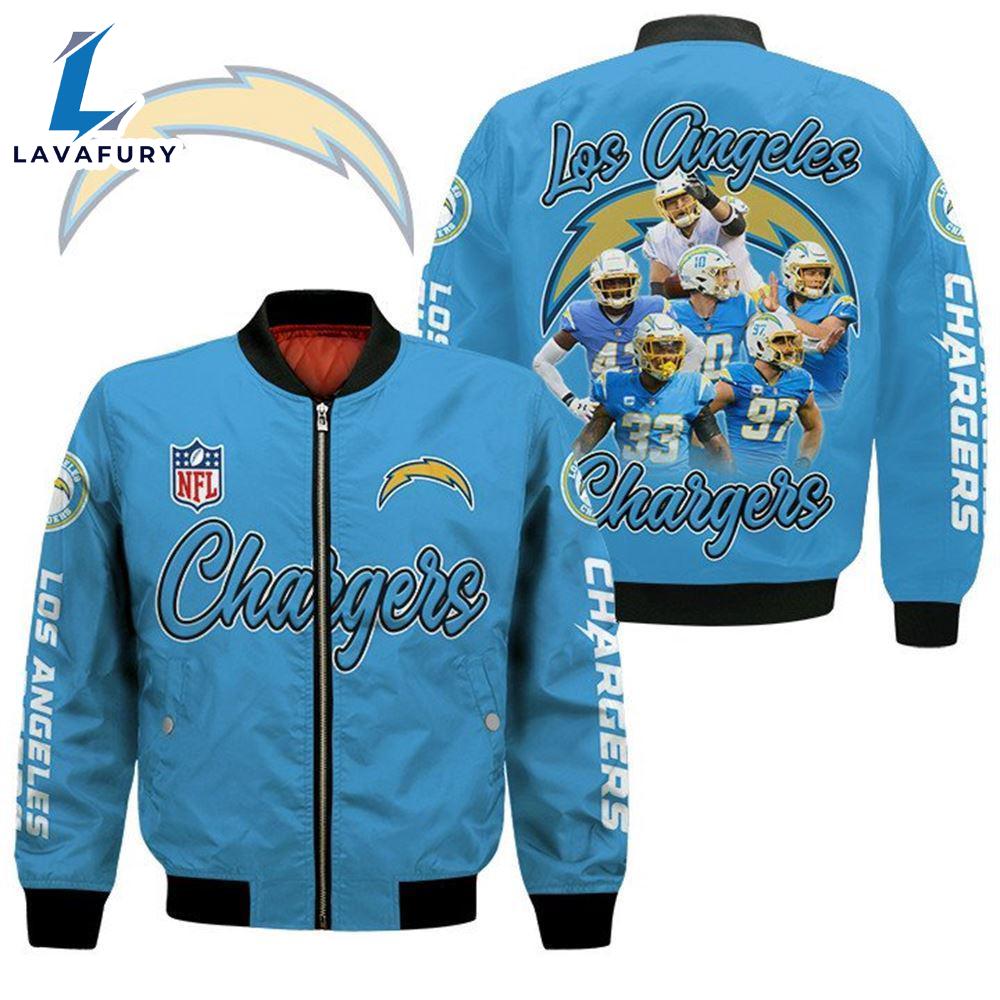 Los Angeles Chargers Players Nfl Bomber Jacket For Fans Los Angeles Chargers Players Nfl Bomber Jacket For Fans